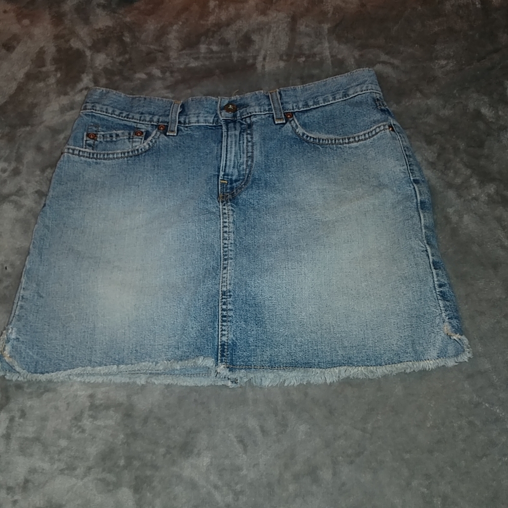Lucky denim skirt